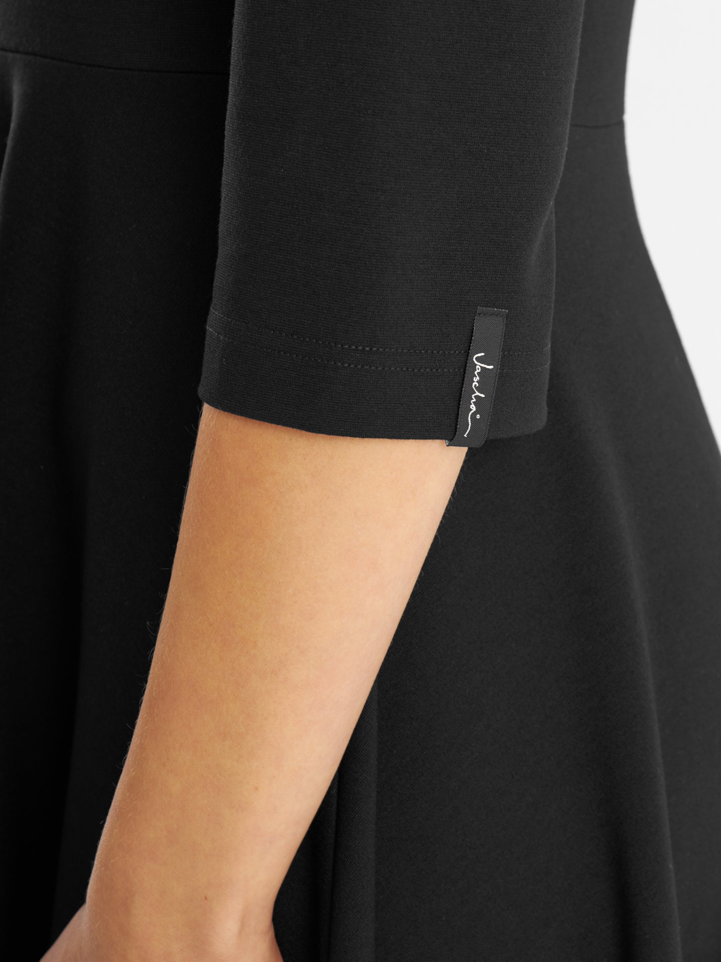 Punta Dress Mock Neck